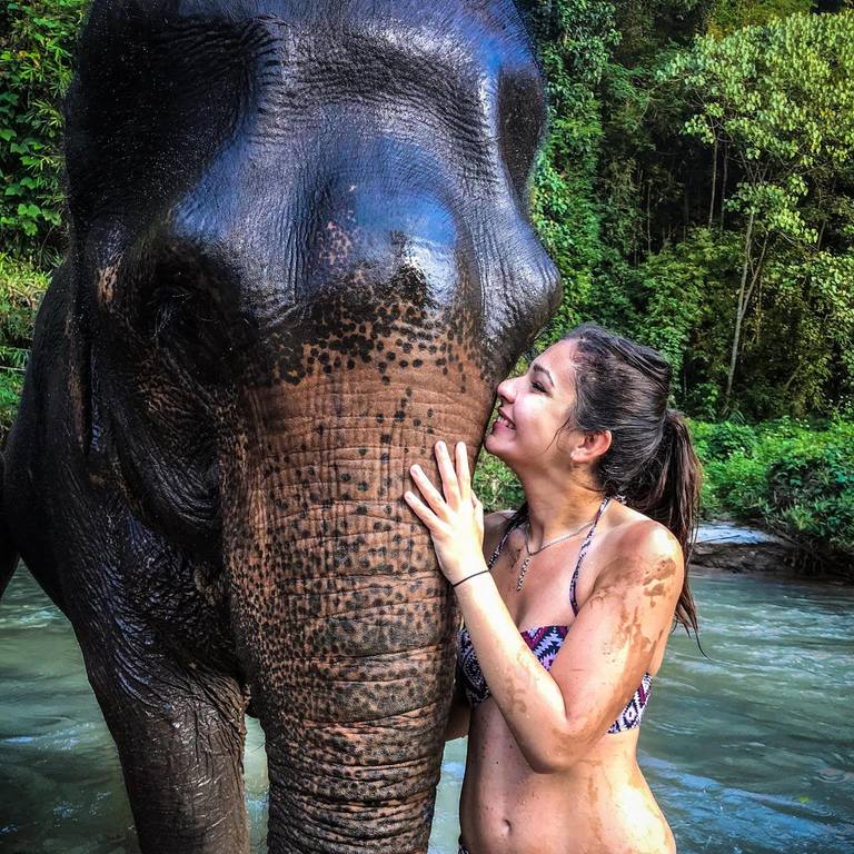 Alexandra in Thailand in December 2017
